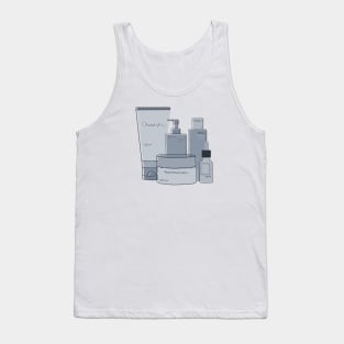 Skincare Essentials (Powder Blue Theme) Tank Top